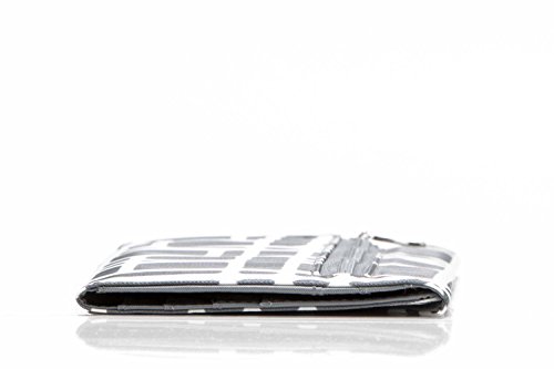 Big Skinny Women's Leather Slimvelope Tri-Fold Checkbook Slim Wallet, Holds Up to 40 Cards, Lightweight,slim, Graphite Cobble - Image 2