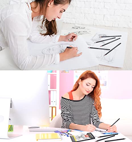 MARTCOLOR Drawing Sketching Pencils Set, 12 Pack Graphite Pencils(14B - 2H), Ideal for Drawing Art, Sketching, Shading, Artist Pencils for Artist Adults Kids Beginner - Image 5